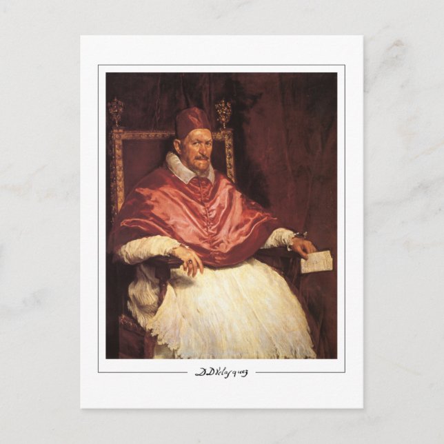 Diego Velázquez #95 - Finkonstpostkort Vykort (Framsida)
