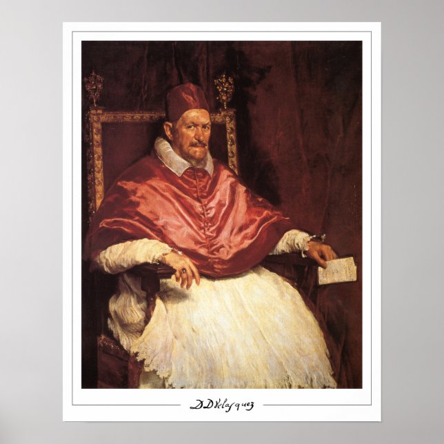 Diego Velázquez Zedign Art Poster #95 (Framsidan)