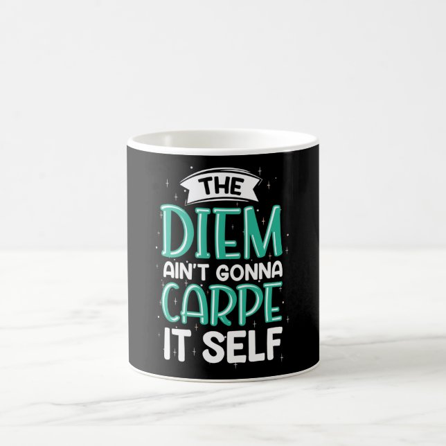 Diem ska inte bära den själv kaffemugg (Center)