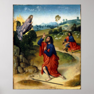 Dierick Bouts den äldre Moses och den brännande Bu Poster
