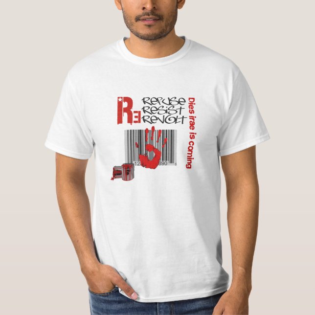 Dies irae - Refuse Resist Revolt T-shirt (Framsida)