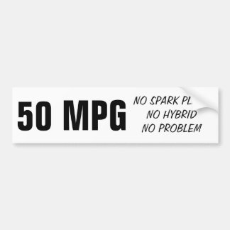 Diesel 50MPG Bildekal