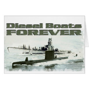Diesel Boats Forever Hälsningskort