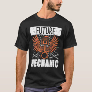 Diesel Car Ingenjör korrigerar framtida mekanisk a T Shirt