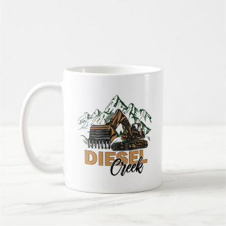 Diesel creek in montain kaffemugg