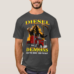Diesel Demons regerar Springa på vägen mot Natten T Shirt