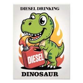 Diesel Drinosaur Fototryck