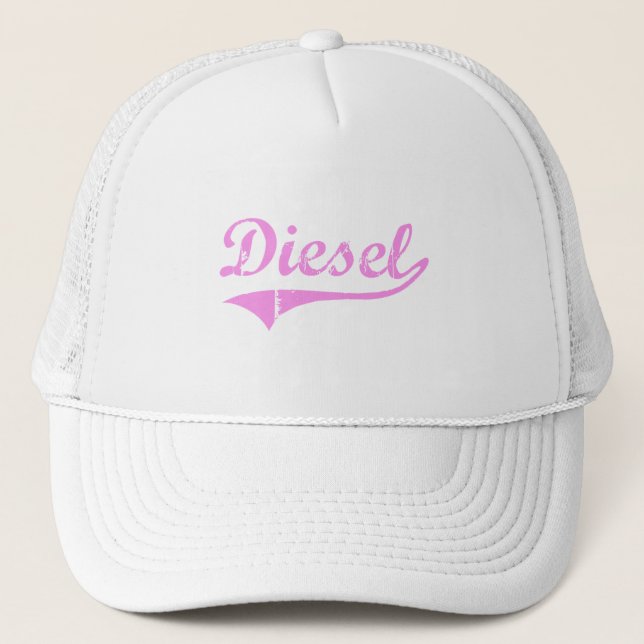 Diesel- efternamnklassikerstil truckerkeps (Framsida)