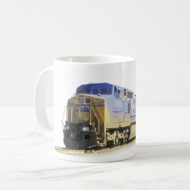 Diesel-elektrisk tåg mugg (Framsida vänster)