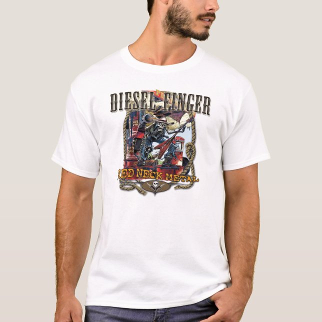 Diesel_Finger-white Tee (Framsida)
