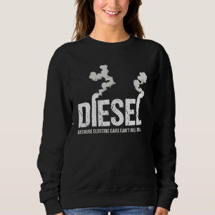 Diesel för att elbilar inte kan rulla kol Lastbil T Shirt