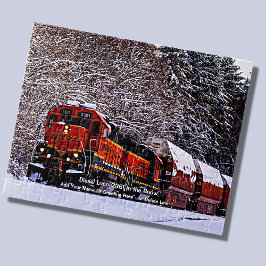 Diesel Loco 2361 i Snö - Lägg till Namn Pussel