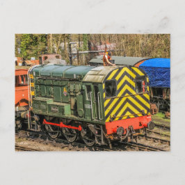 Diesel Locomotive vycard Vykort