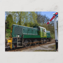 Diesel Locomotive vycard Vykort