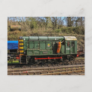 Diesel Locomotive vycard Vykort