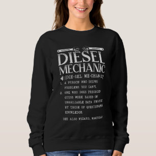 Diesel Mechanic Definition Automobile Fordon Auto T Shirt