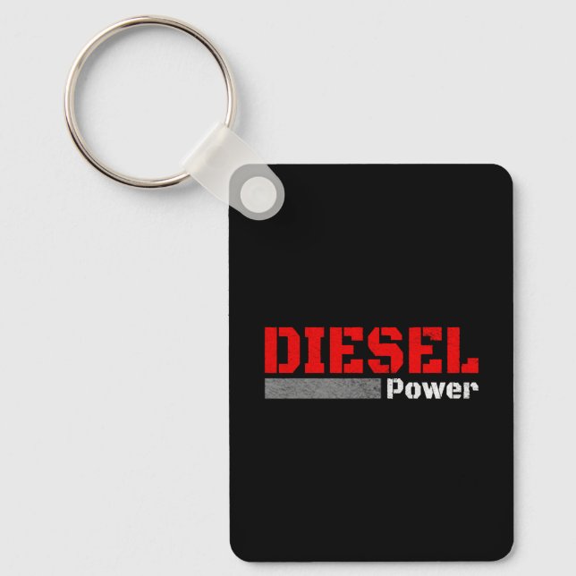 DIESEL MEECHANIC DIESEL TRUCKER Diesel Power Nyckelring (Framsida)