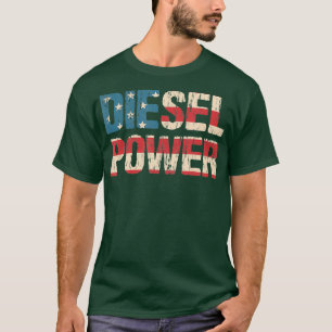 Diesel Power Lastbil Turbo Mechanic T Shirt