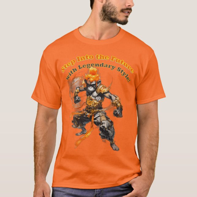 Diesel-Punk Monkey King T Shirt (Framsida)