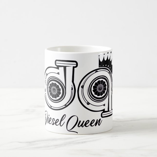Diesel Queen Logotyp Mugg (Center)