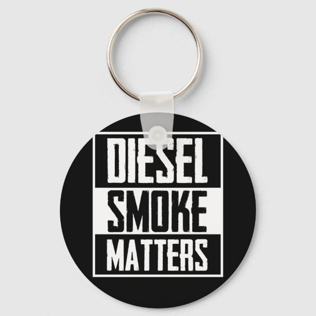 DIESEL ROKE MATTERS Diesel Lastbil Rullkol Nyckelring (Framsida)