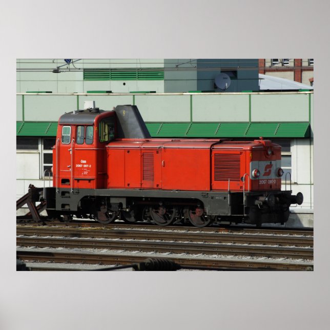 Diesel Shunter 2067 097-2 Poster (Framsidan)