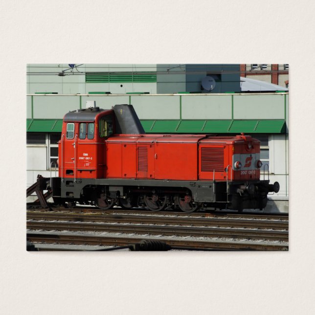 Diesel Shunter 2067 097-2 Visitkort (Framsidan)