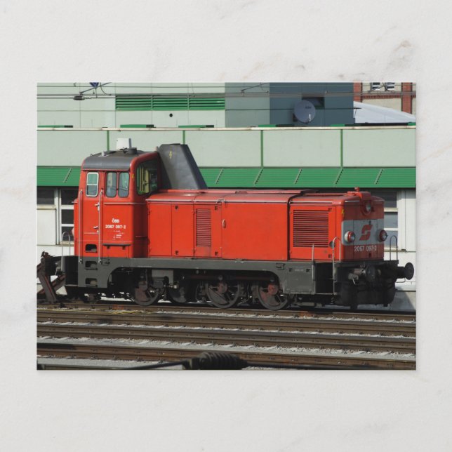 Diesel Shunter 2067 097-2 Vykort (Framsida)