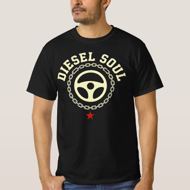 Diesel Soul Lastbilschaufför T-shirt (Framsida)
