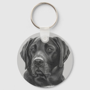 Diesel svart Labrador Retriever Nyckelring