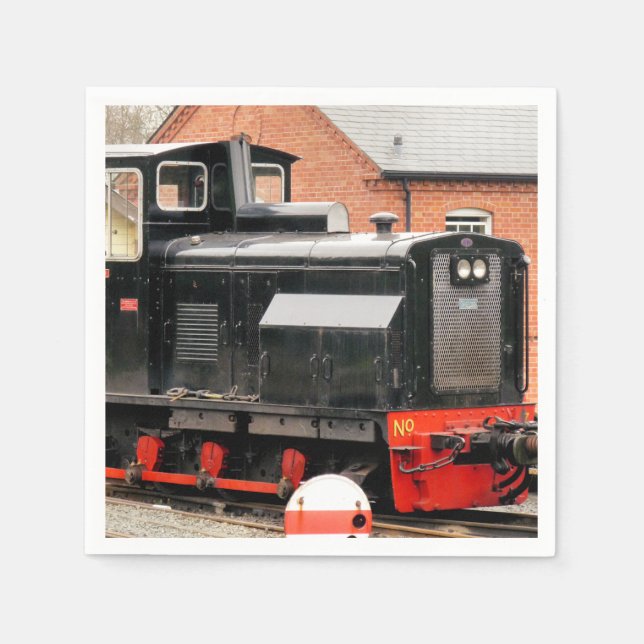 DIESEL TÅG PAPPERSSERVETT (Framsidan)