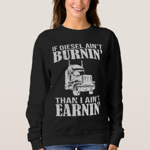 Diesel Trucker Big Rig Semi Trailer Lastbil Driver T Shirt