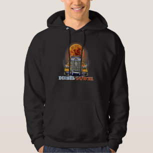 Dieselkraft Lastbilsförare Diesel Mekniker Lastbil Hoodie