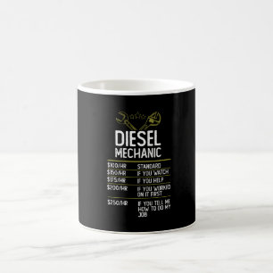 Dieselmekaniska hantverkare Gift presenterat Idea Kaffemugg