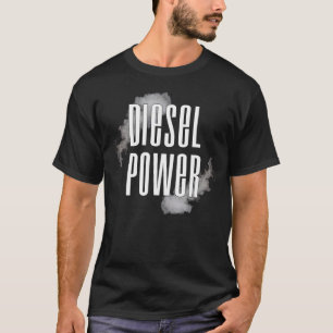 Dieseln driver röker lastbilsföraren 4X4 för ko T Shirt