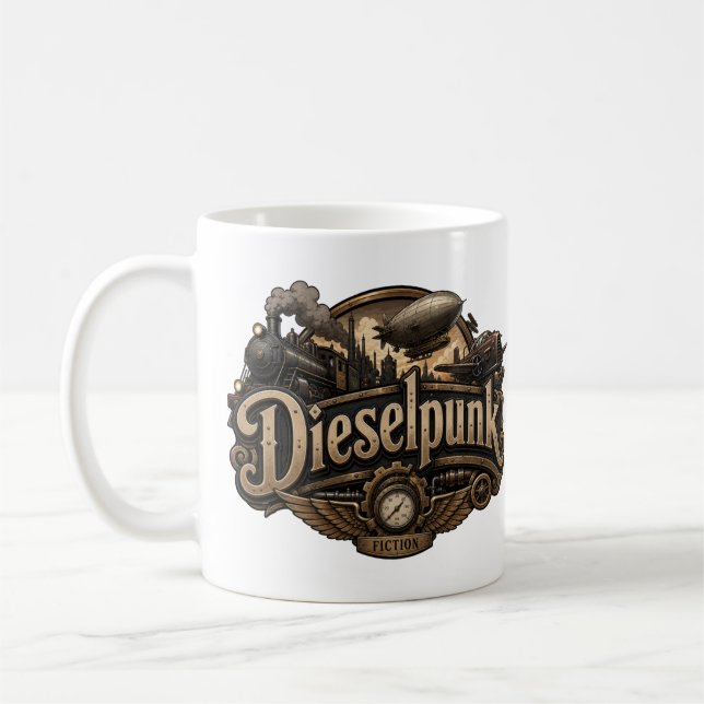 Dieselpunk Kaffemugg (Vänster)