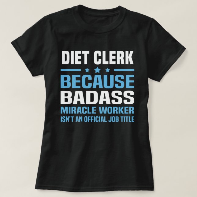 Diet Clerk T Shirt (Design framsida)