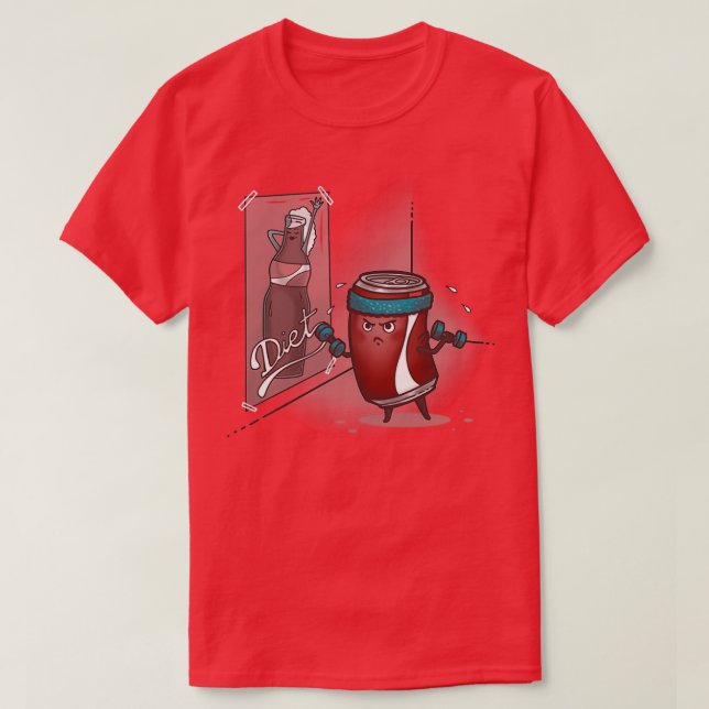 Diet Cola T Shirt (Design framsida)
