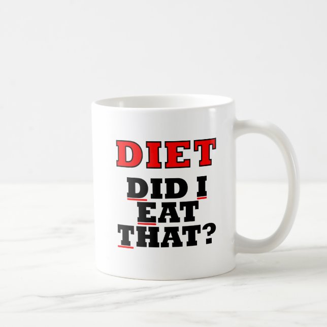 DIET Funny Mug Kaffemugg (Höger)