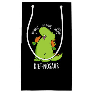 Diet-nosaur Roliga Dinosaurie-ordlekar Mörk bakgru