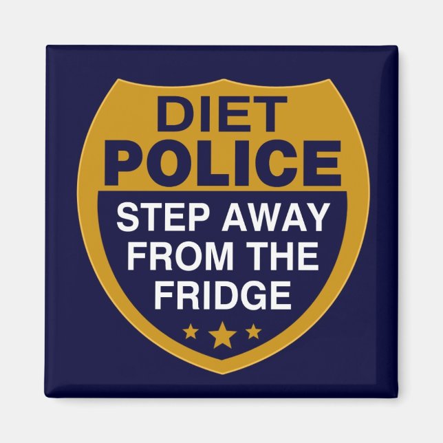 Diet Police - magnet (Framsidan)