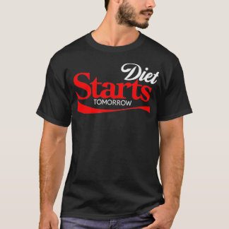 Diet startar imorgon Shirt Keto Paleo Vegan T Shirt