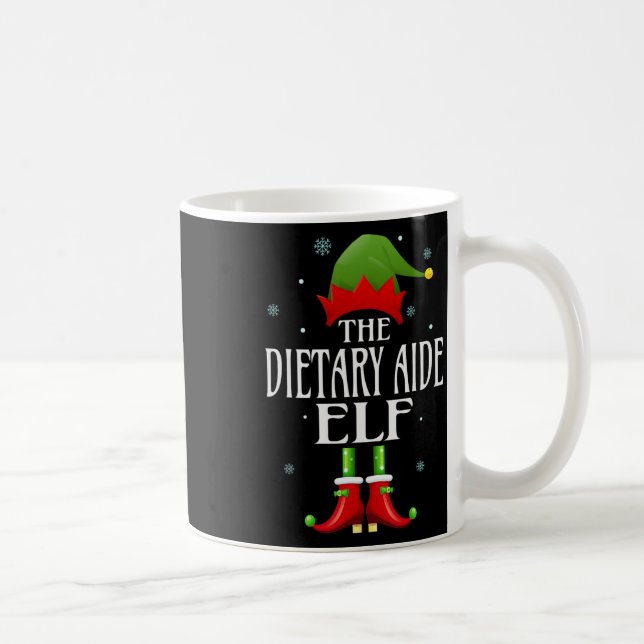 Dietaide Elf Julafton Funny Family Matching Kristu Kaffemugg (Höger)