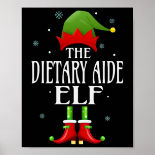 Dietaide Elf Julafton Funny Family Matching Kristu Poster