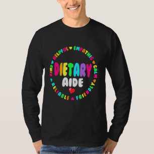 Dietary Aide Appreciation Week sjukvård Dietist T Shirt