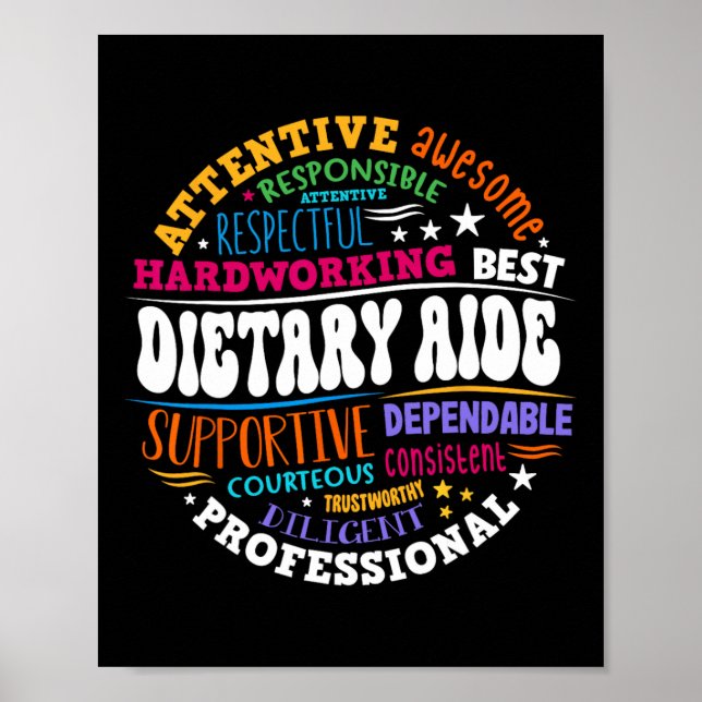 Dietary Aide Life Appreciation Healthcare Workers  Poster (Framsidan)