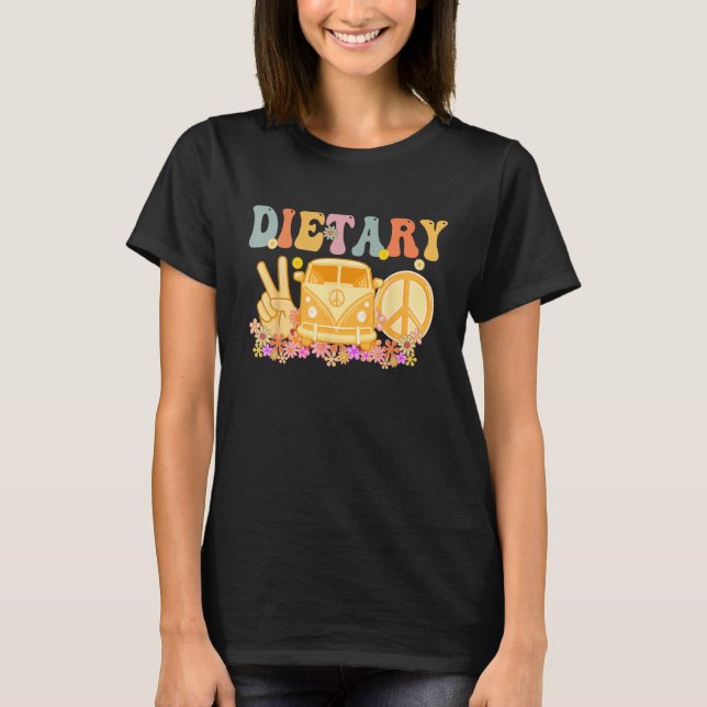 Dietary Week Groovy Appreciation Day For Women T Shirt (Framsida)