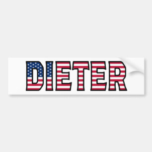 Dieter Namn Vorname USA Aufkleber Sticker Auto Bildekal