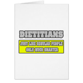 Dietianer...mycket smartare hälsningskort