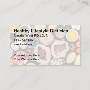Dietiker Health Food Affärskorts Visitkort